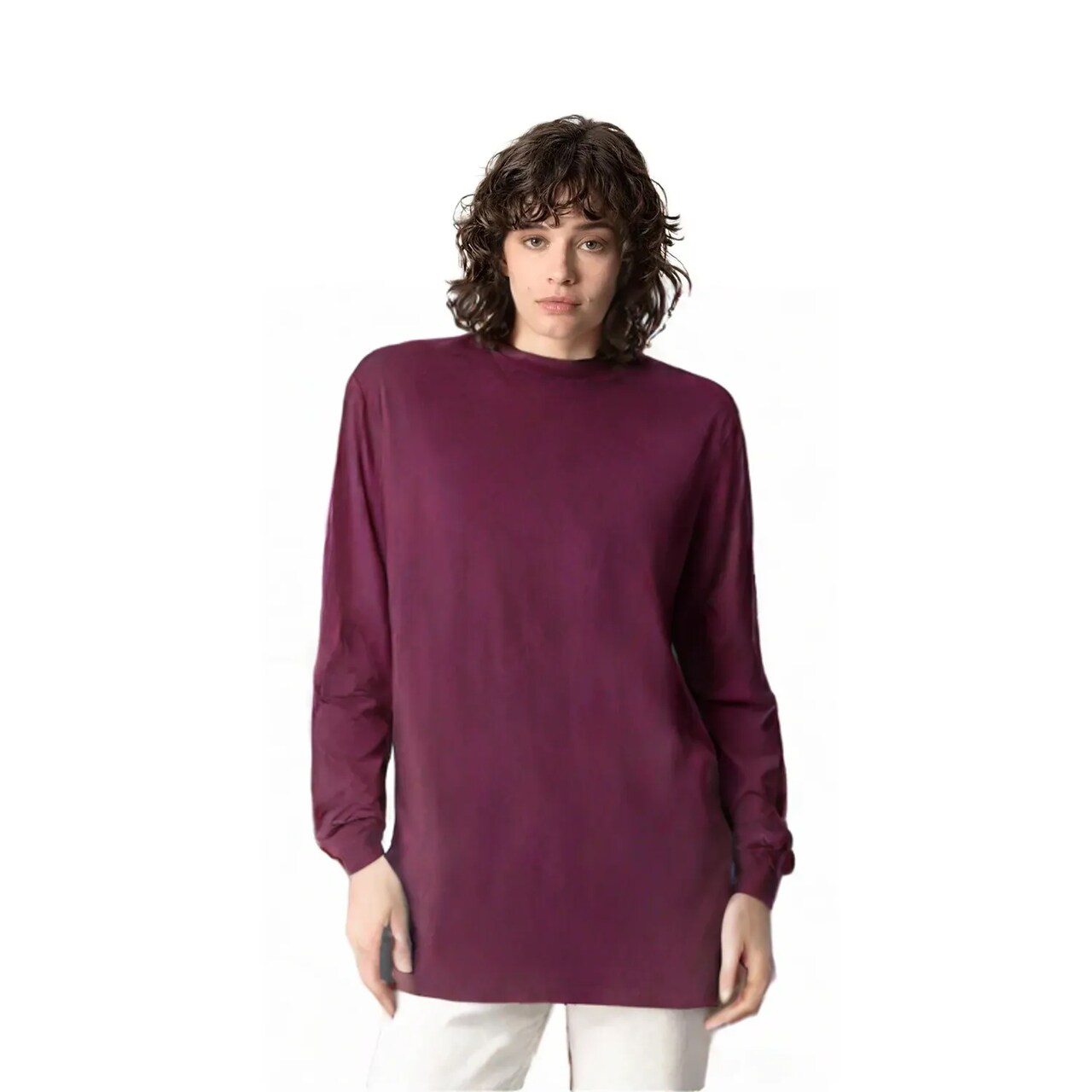 BELLA + CANVAS Unisex Jersey Long Sleeve Tee Lightweight Airlume Cotton Retail Fit Everyday Casual Shirt